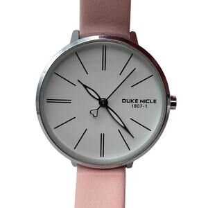 Duke Nicle Womens Minimalist Watch 32mm - Fresh Battery - Adjustable Leather WR